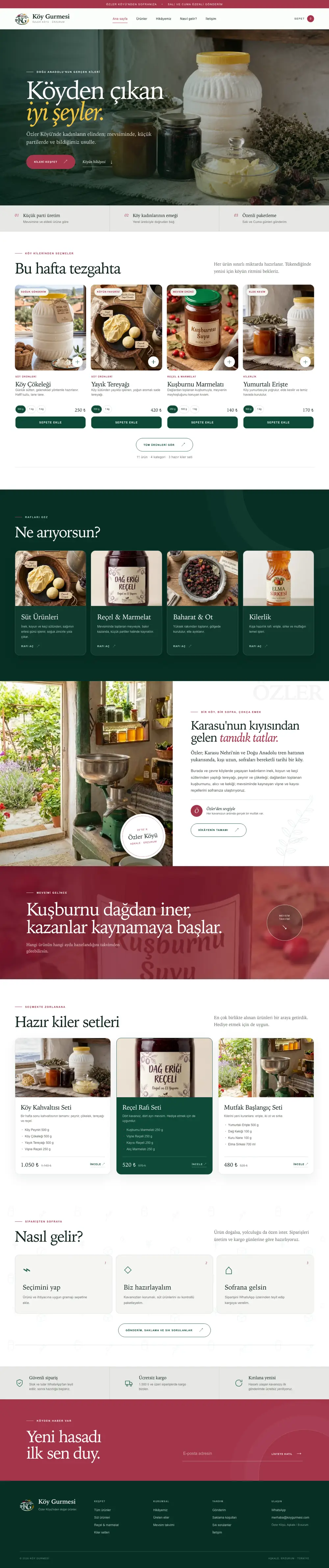 Köy Gürmesi website
